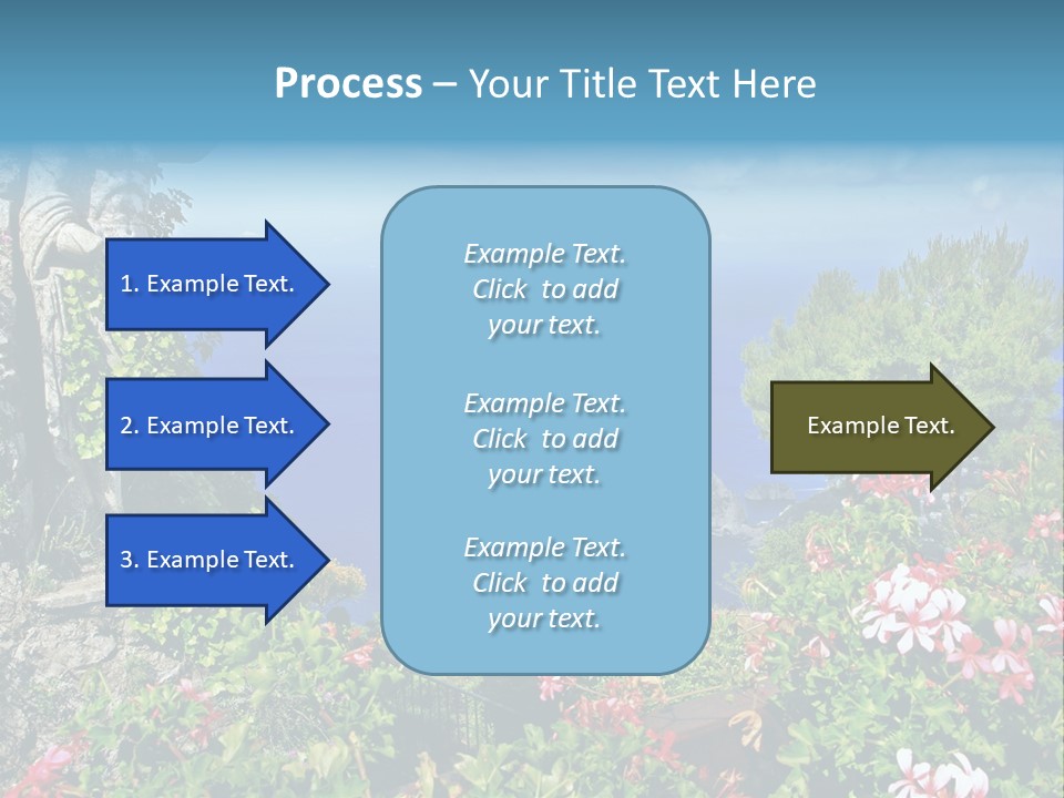Recreational Mediterranean Vista PowerPoint Template
