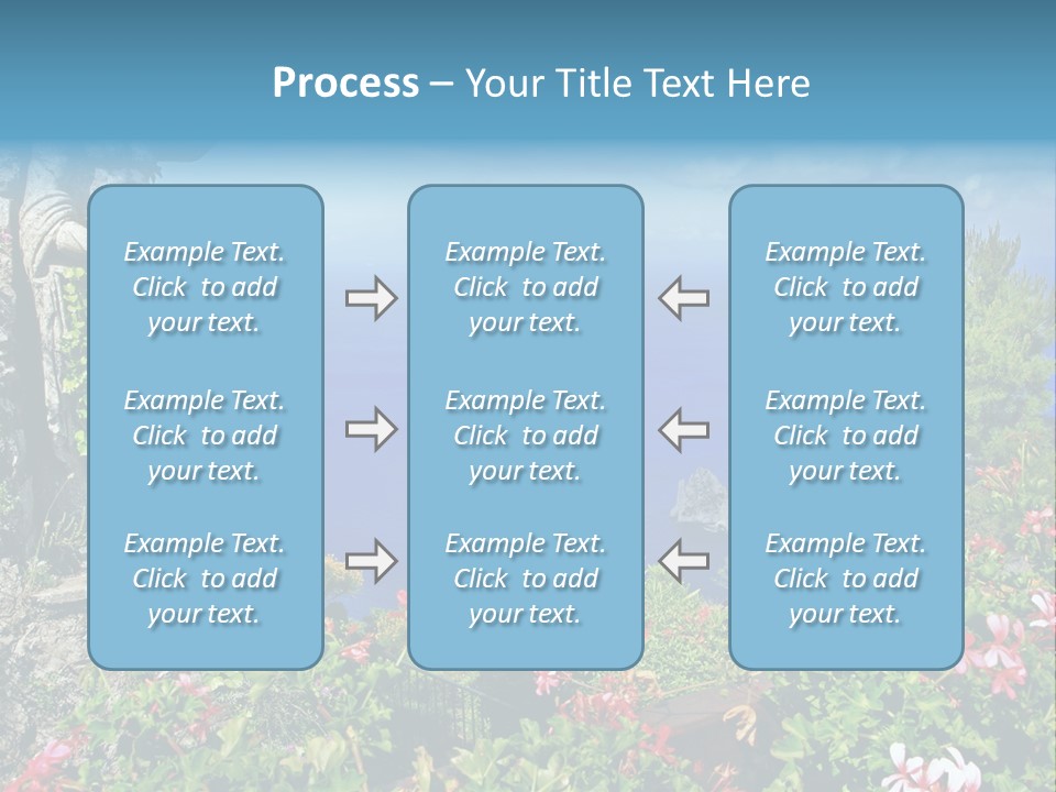 Recreational Mediterranean Vista PowerPoint Template