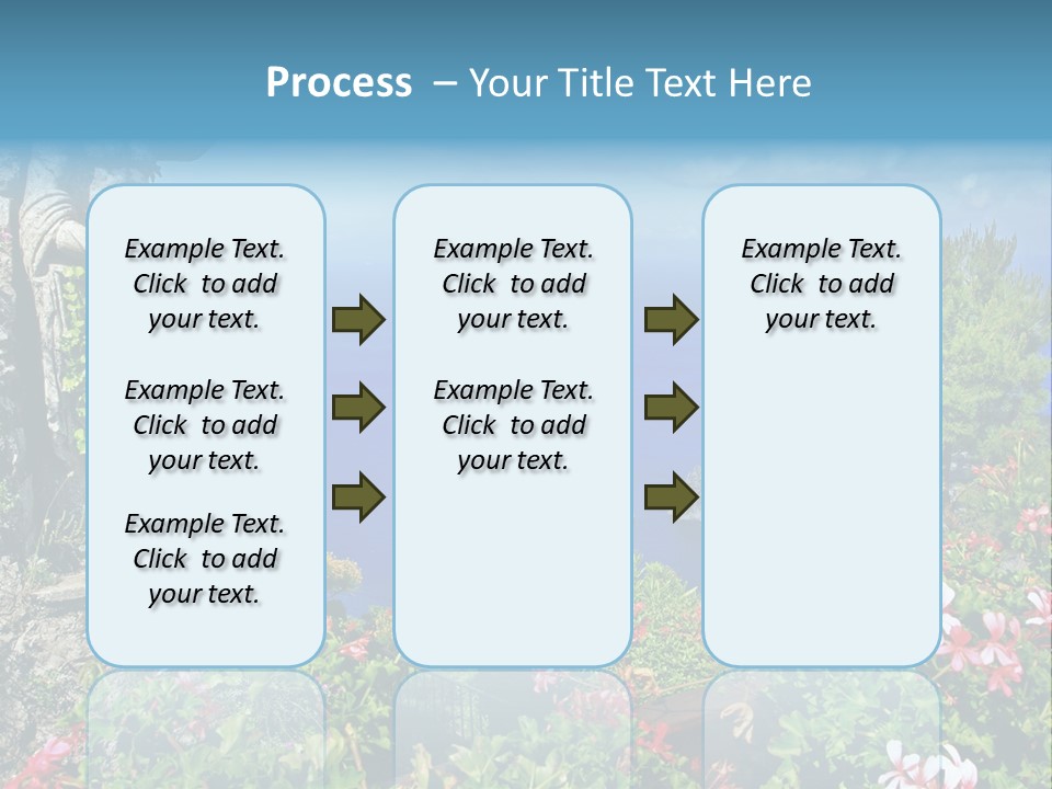 Recreational Mediterranean Vista PowerPoint Template