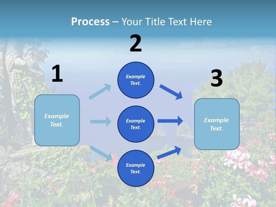 Recreational Mediterranean Vista PowerPoint Template