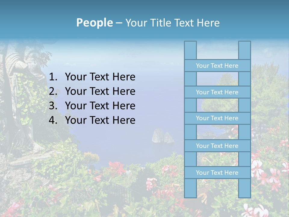 Recreational Mediterranean Vista PowerPoint Template