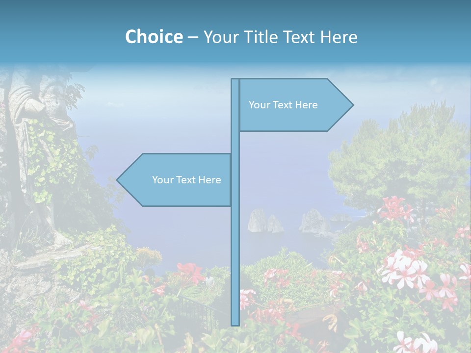 Recreational Mediterranean Vista PowerPoint Template