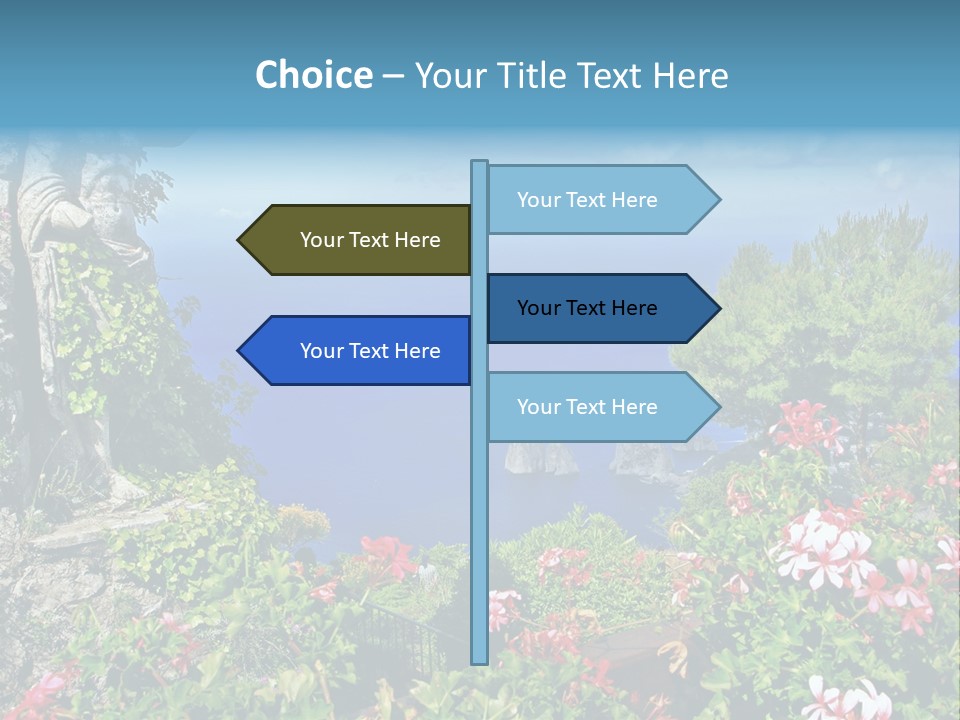 Recreational Mediterranean Vista PowerPoint Template