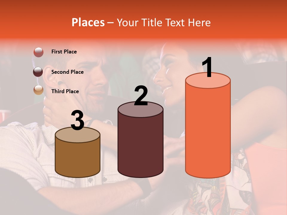 Movie Theater Hugging PowerPoint Template