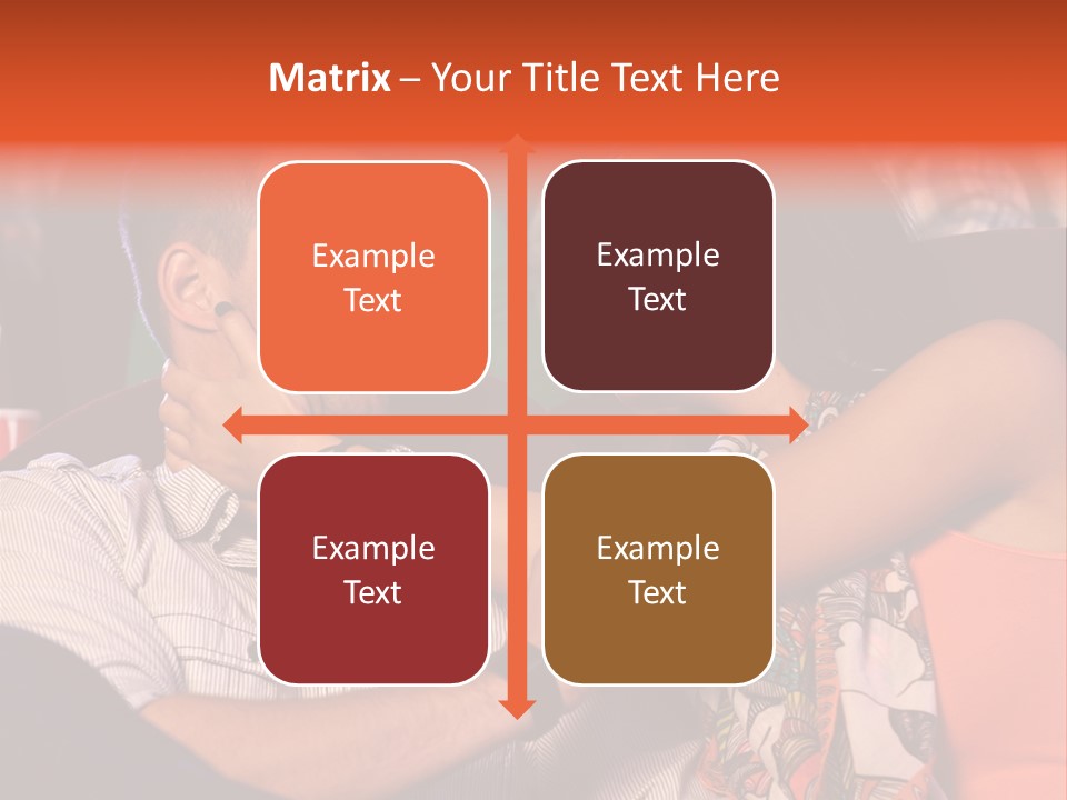 Movie Theater Hugging PowerPoint Template