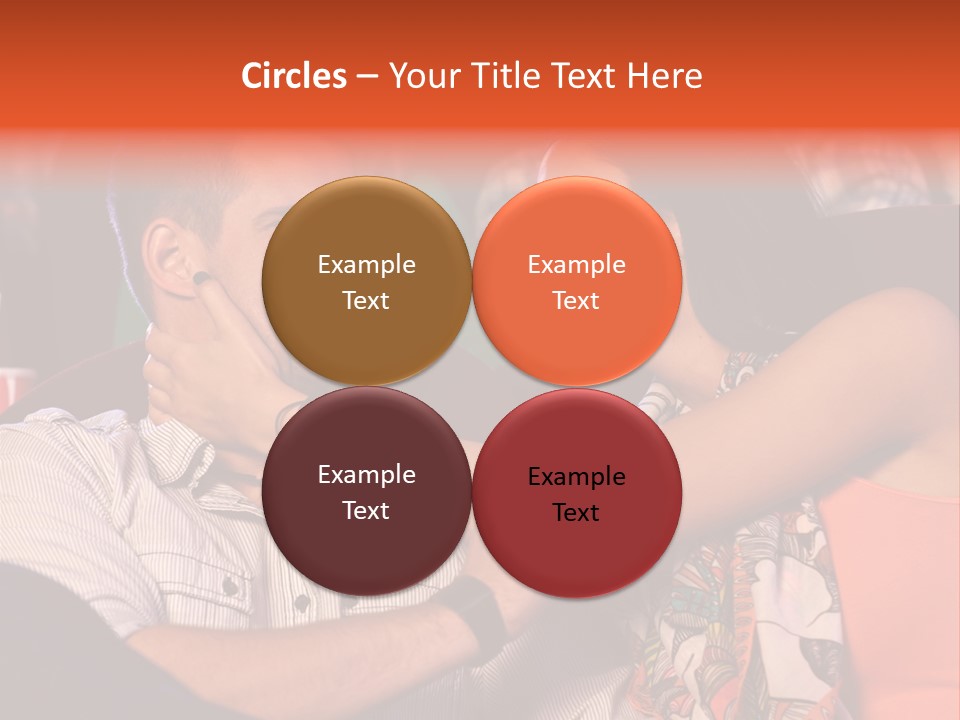 Movie Theater Hugging PowerPoint Template