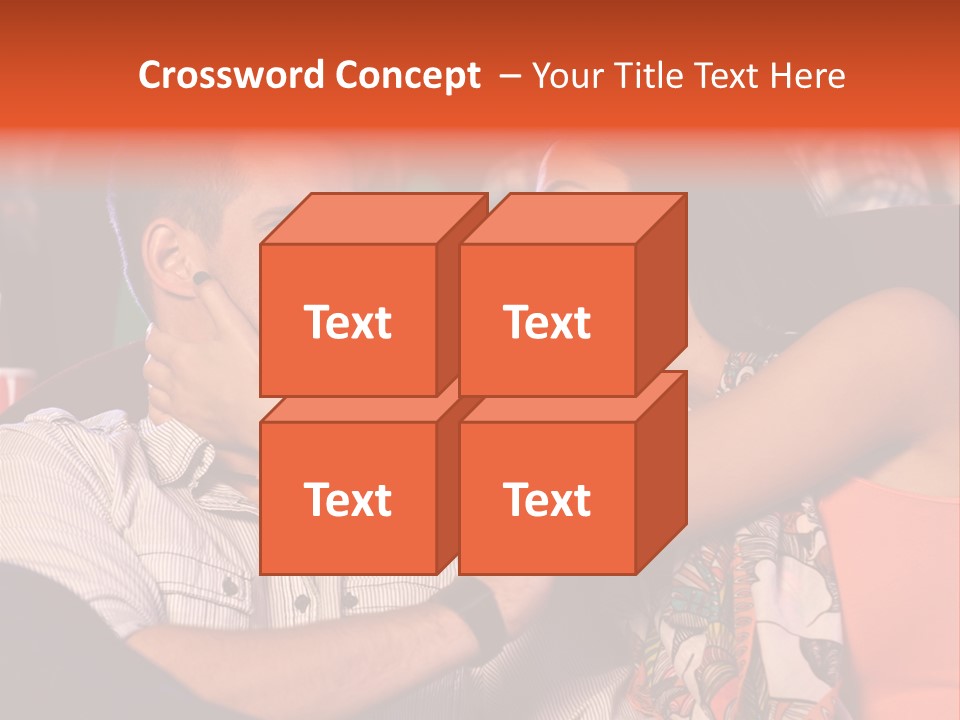 Movie Theater Hugging PowerPoint Template