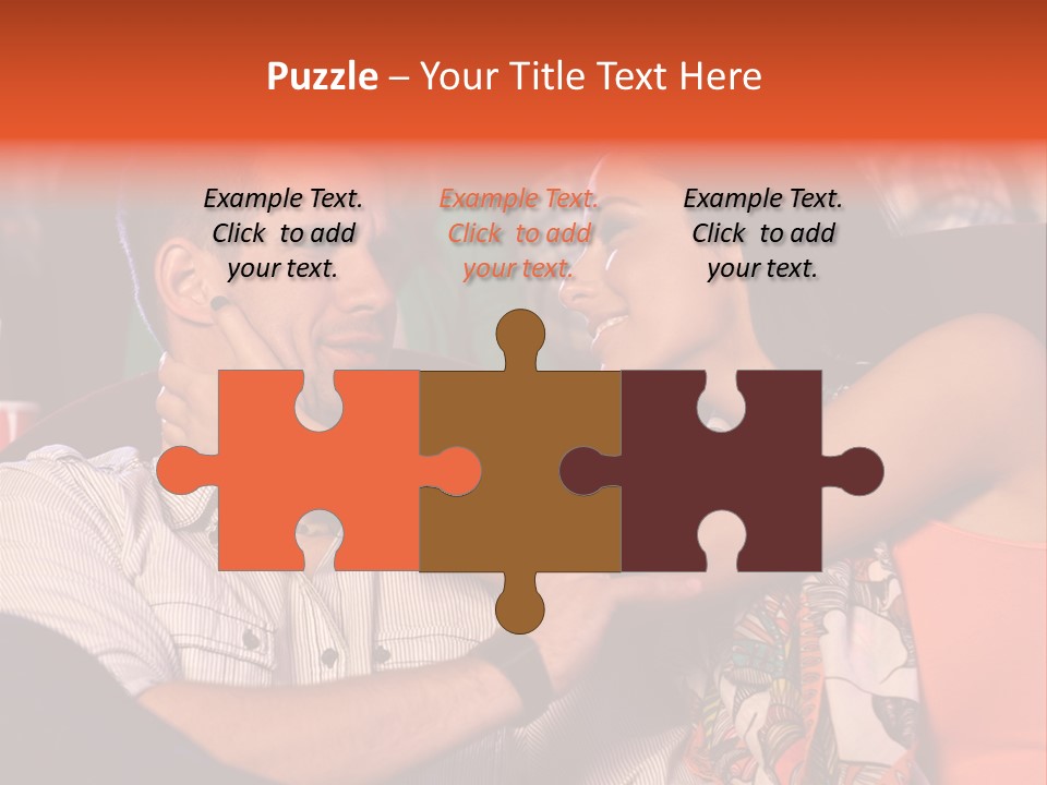 Movie Theater Hugging PowerPoint Template