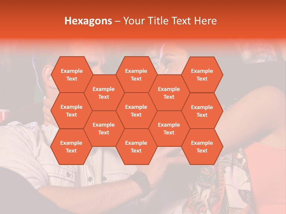 Movie Theater Hugging PowerPoint Template