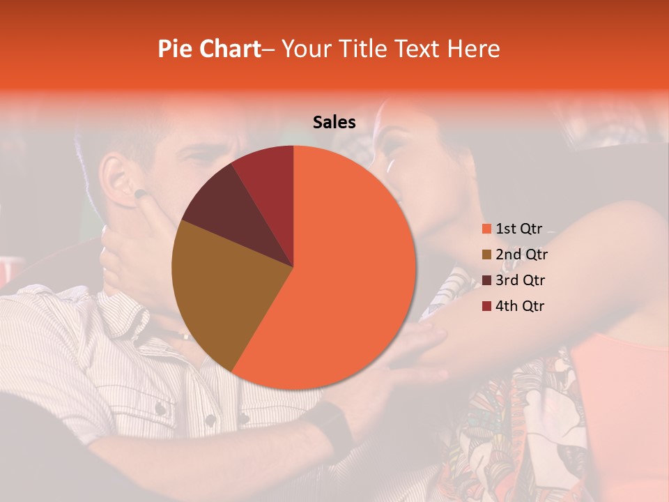 Movie Theater Hugging PowerPoint Template