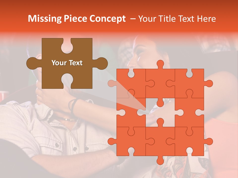 Movie Theater Hugging PowerPoint Template