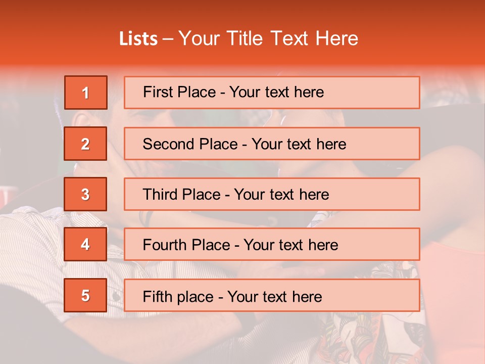 Movie Theater Hugging PowerPoint Template