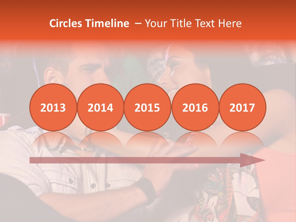 Movie Theater Hugging PowerPoint Template