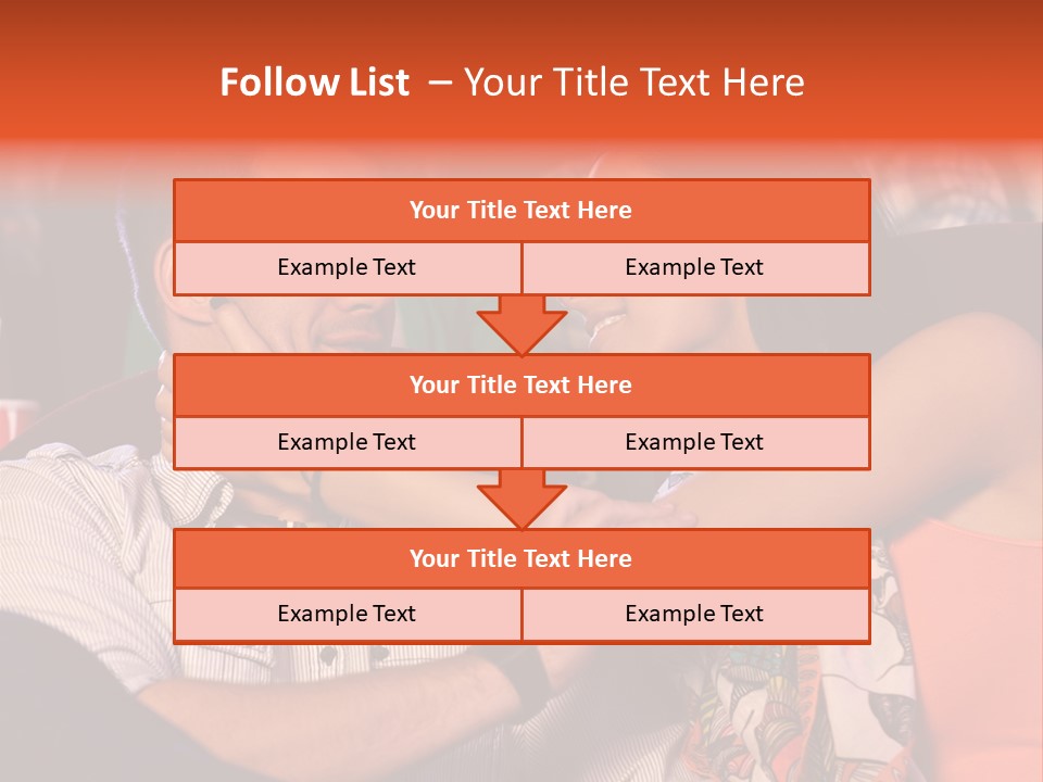 Movie Theater Hugging PowerPoint Template