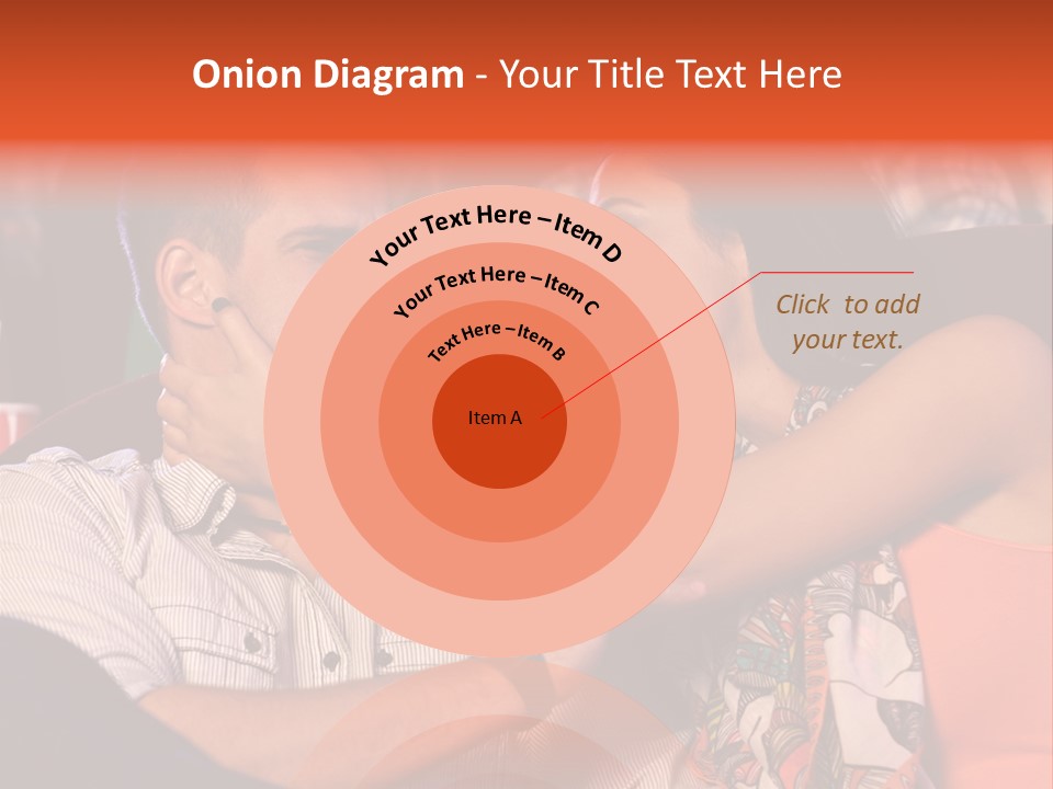 Movie Theater Hugging PowerPoint Template