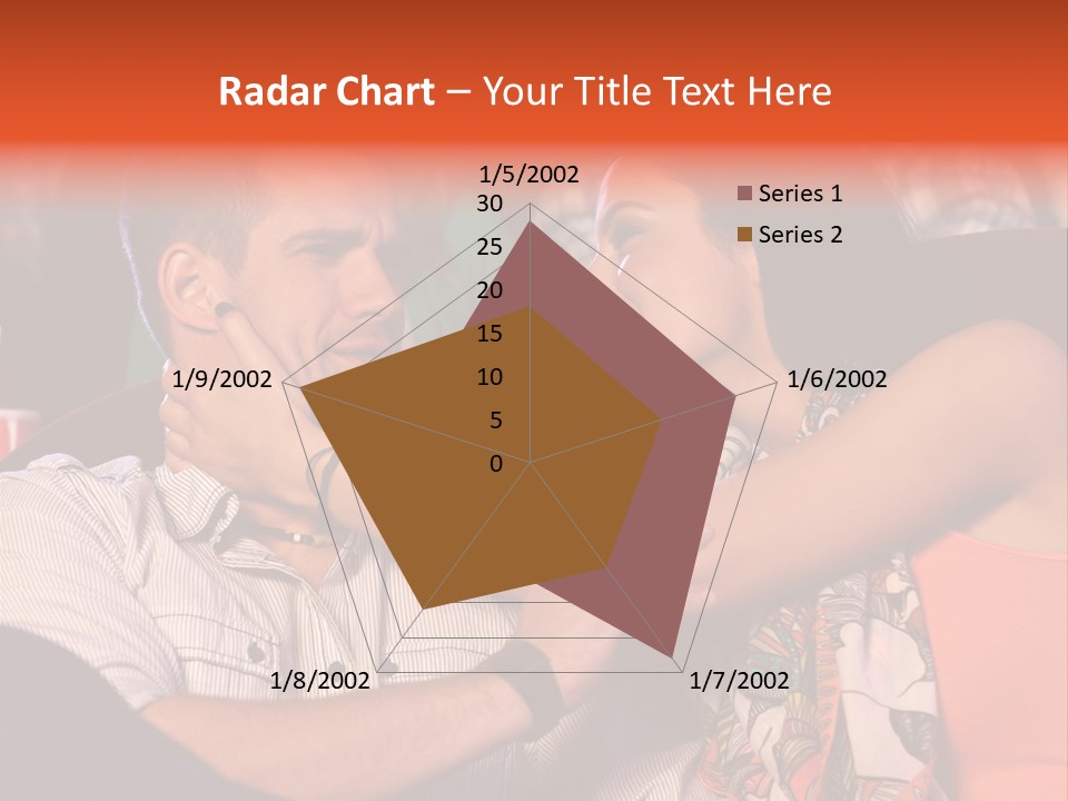 Movie Theater Hugging PowerPoint Template