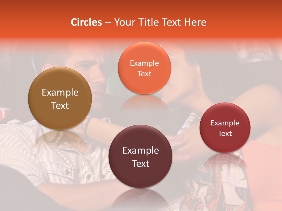 Movie Theater Hugging PowerPoint Template