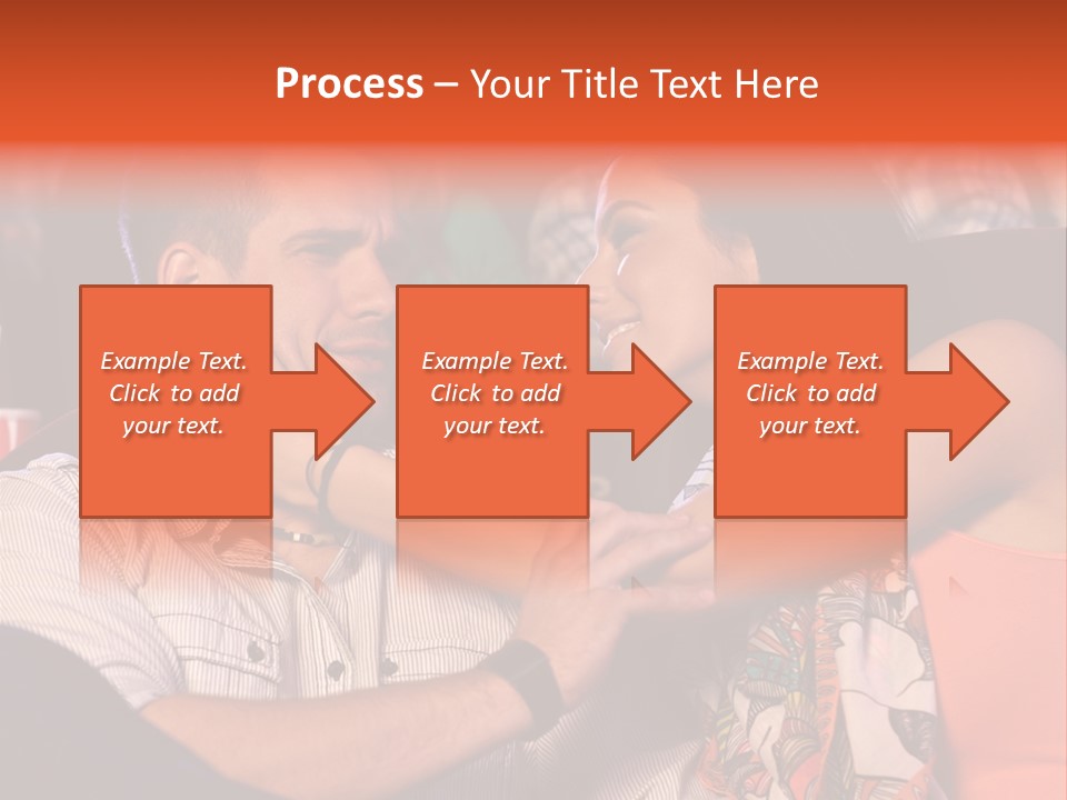 Movie Theater Hugging PowerPoint Template