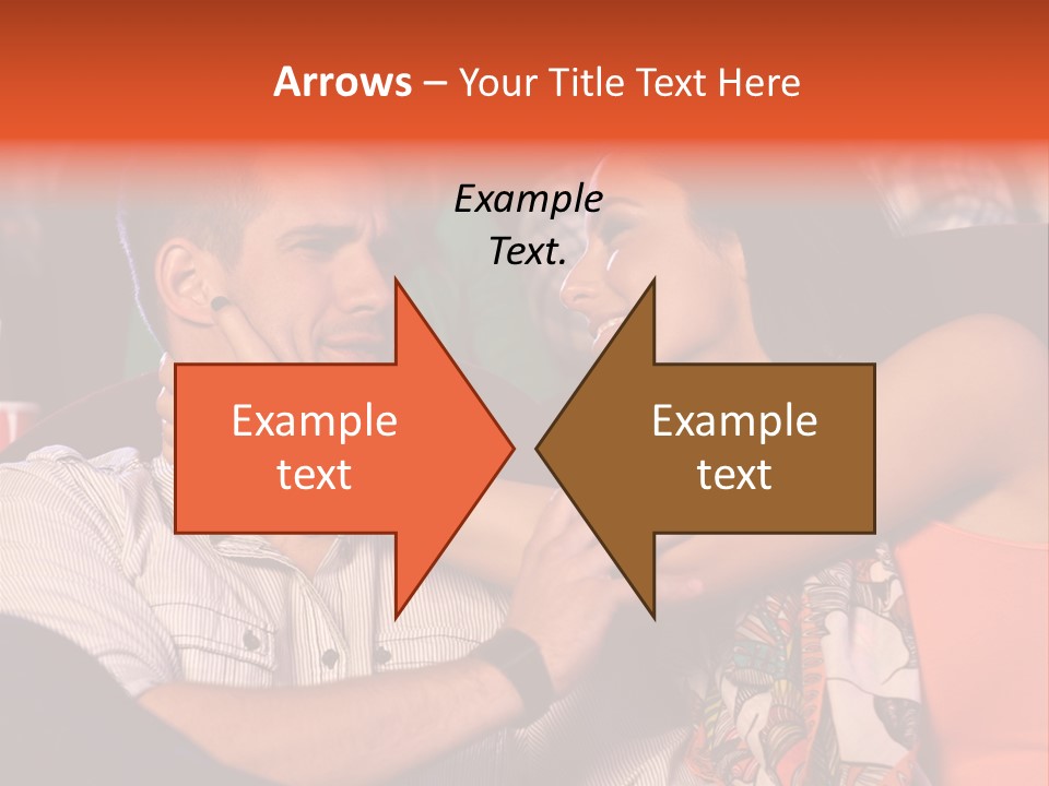 Movie Theater Hugging PowerPoint Template