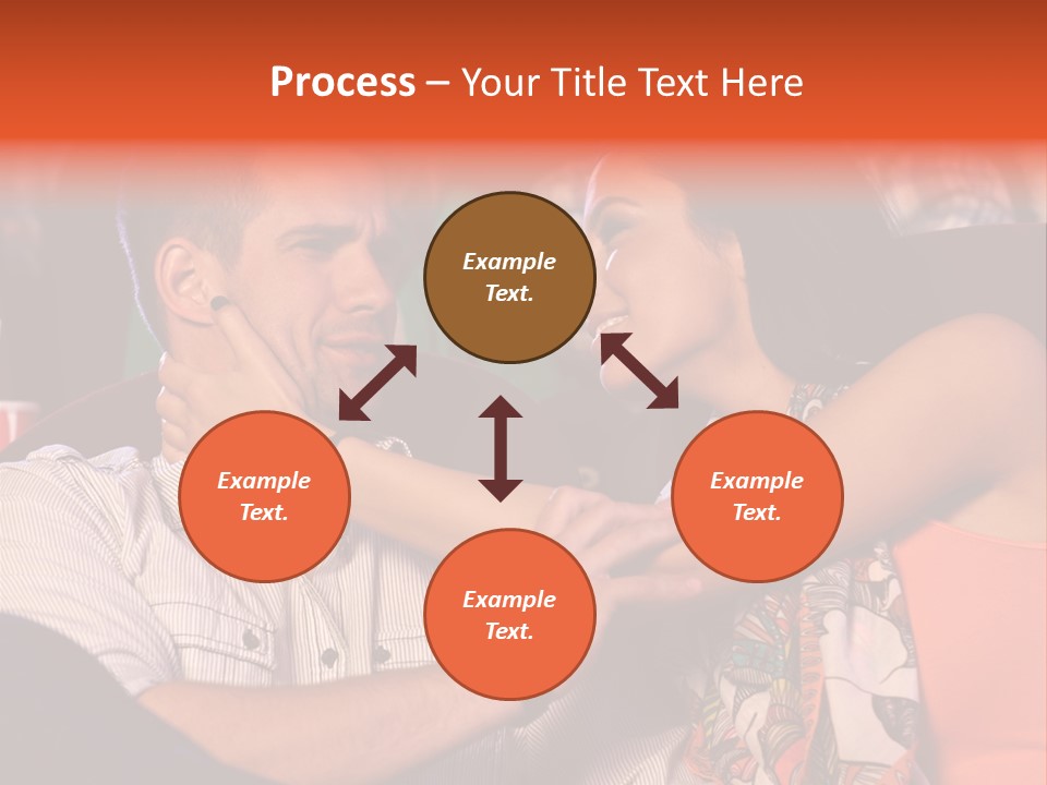Movie Theater Hugging PowerPoint Template