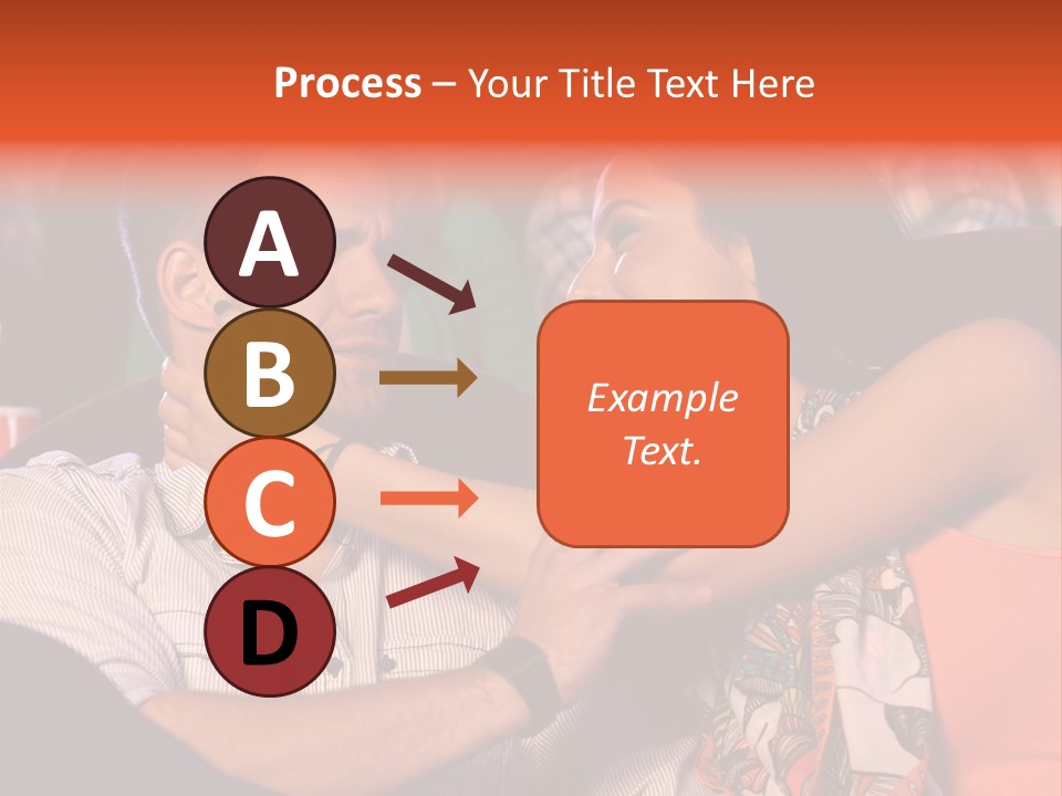 Movie Theater Hugging PowerPoint Template