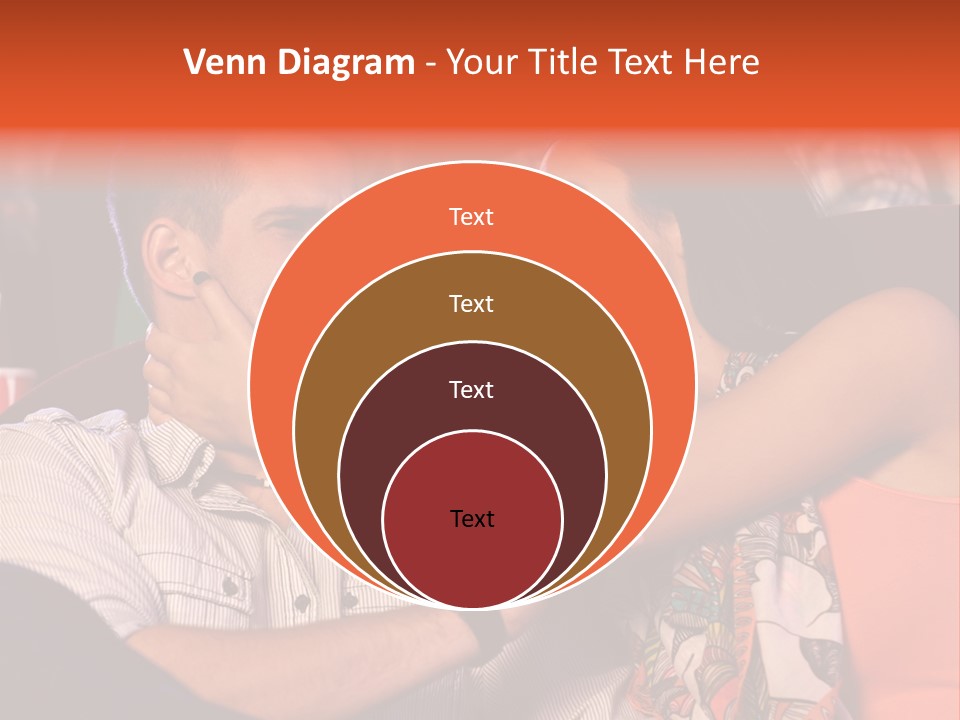 Movie Theater Hugging PowerPoint Template