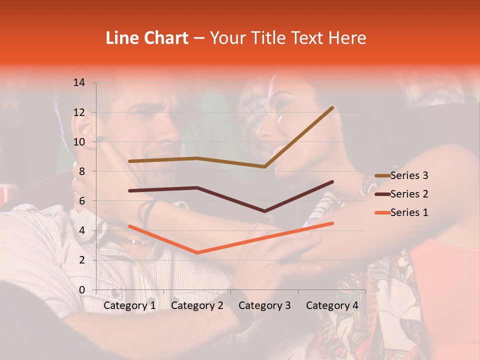 Movie Theater Hugging PowerPoint Template