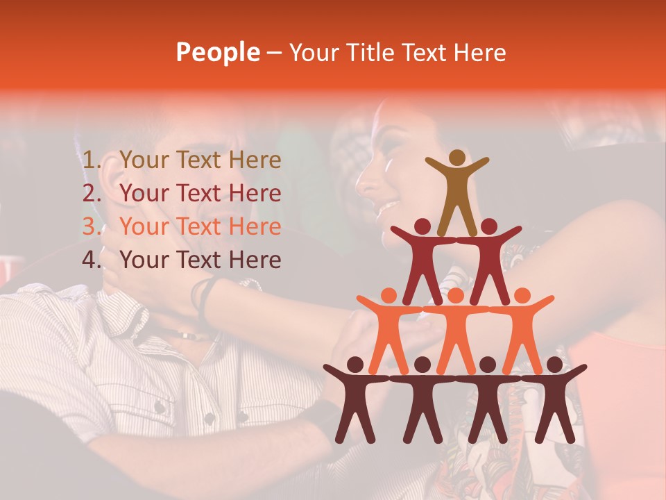 Movie Theater Hugging PowerPoint Template