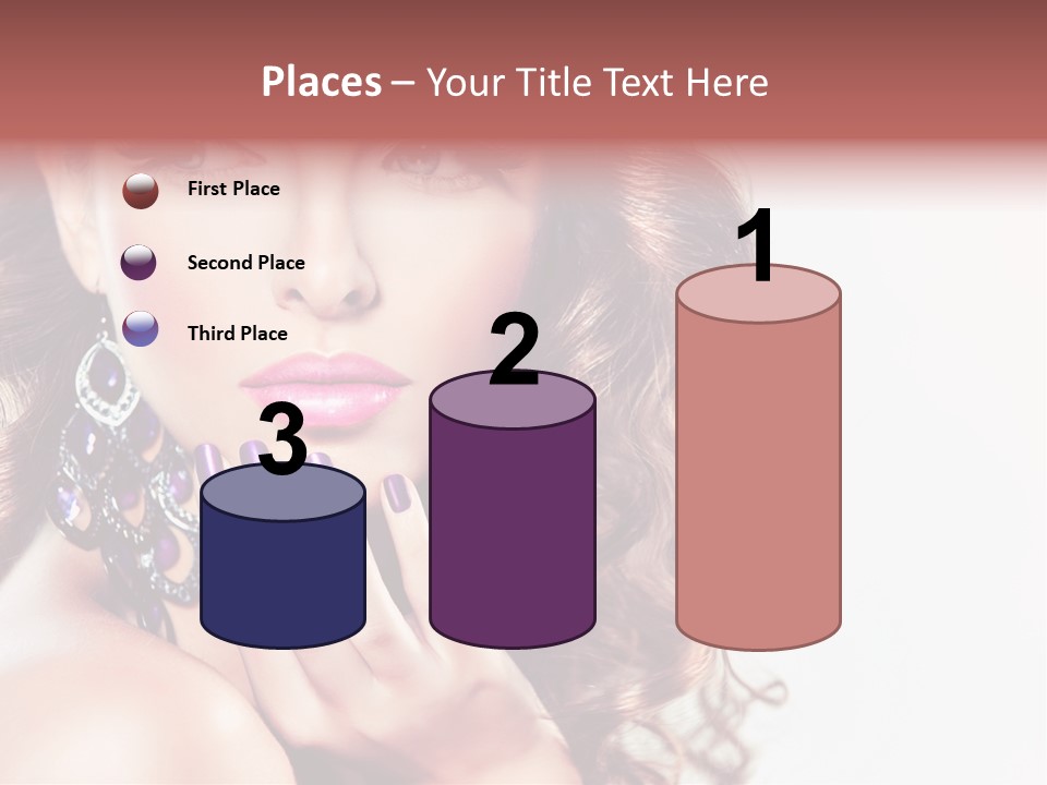 Fashion Close Up Beauty PowerPoint Template