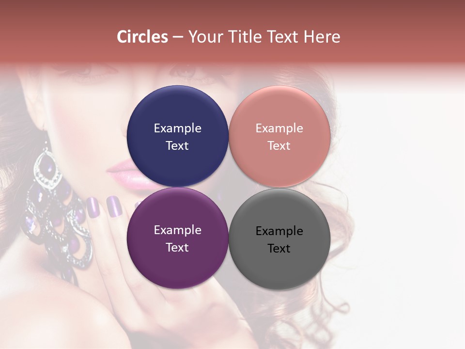 Fashion Close Up Beauty PowerPoint Template