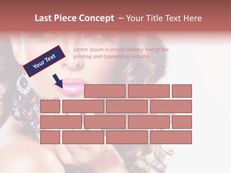 Fashion Close Up Beauty PowerPoint Template