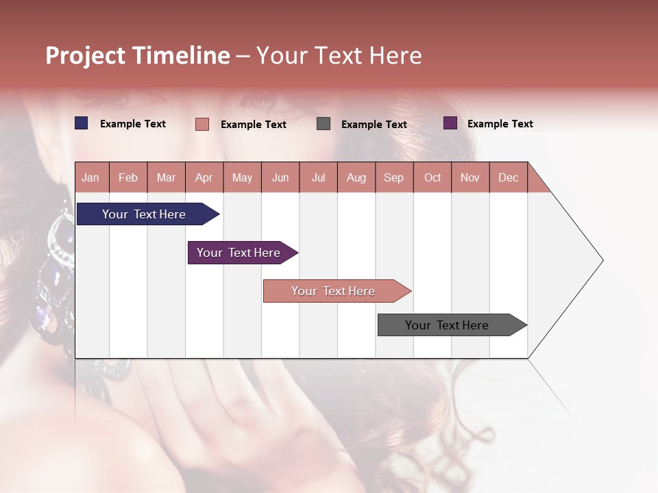 Fashion Close Up Beauty PowerPoint Template