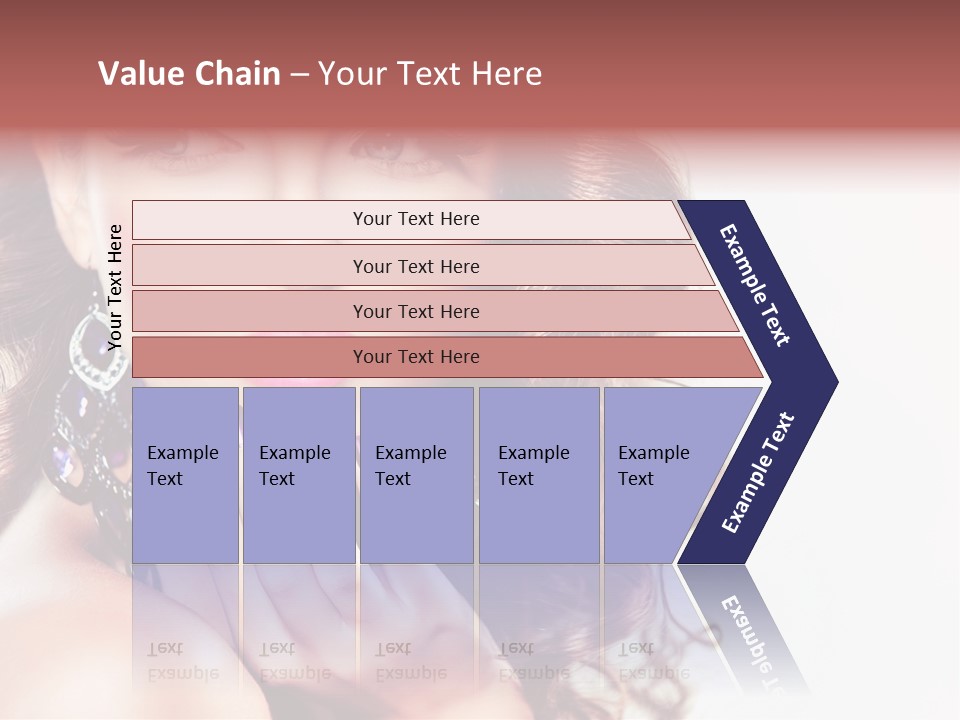 Fashion Close Up Beauty PowerPoint Template