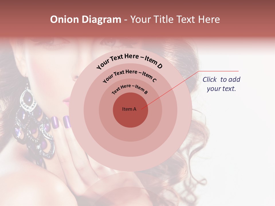 Fashion Close Up Beauty PowerPoint Template