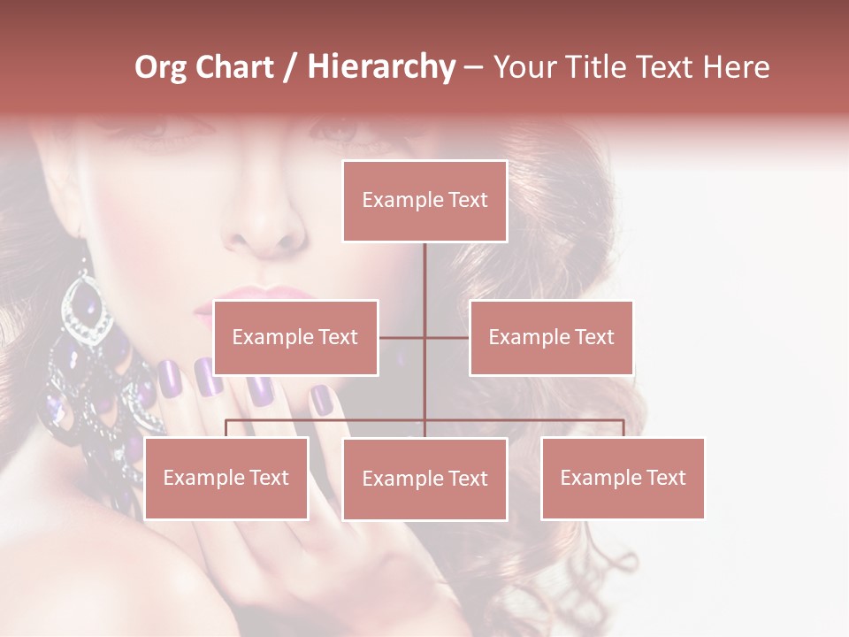 Fashion Close Up Beauty PowerPoint Template