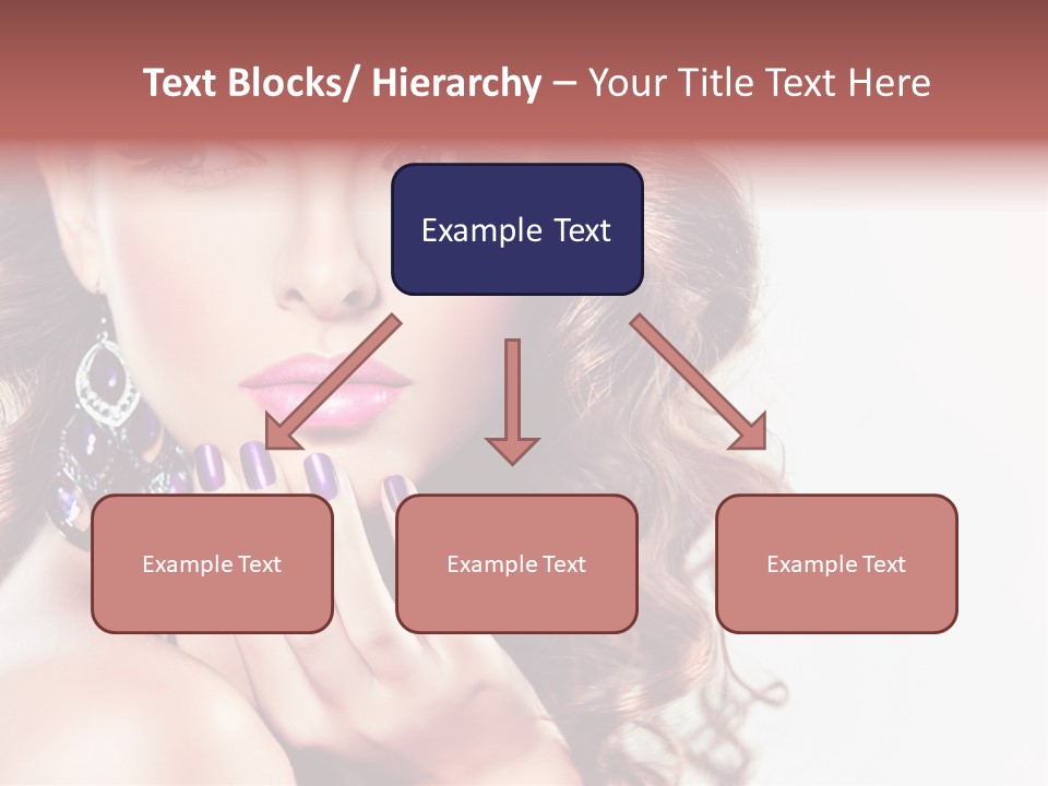 Fashion Close Up Beauty PowerPoint Template