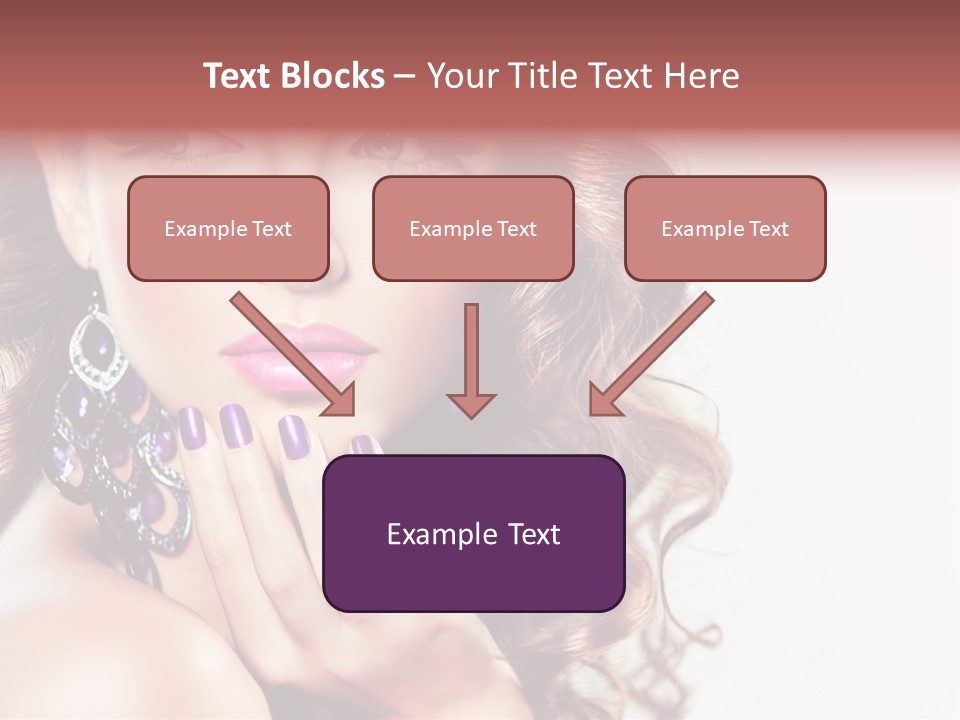 Fashion Close Up Beauty PowerPoint Template