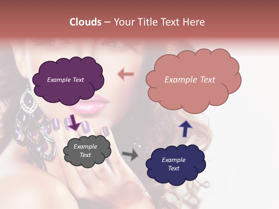 Fashion Close Up Beauty PowerPoint Template