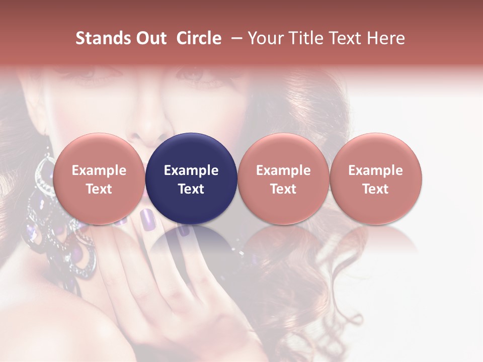 Fashion Close Up Beauty PowerPoint Template
