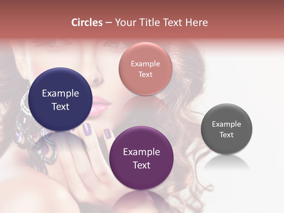 Fashion Close Up Beauty PowerPoint Template
