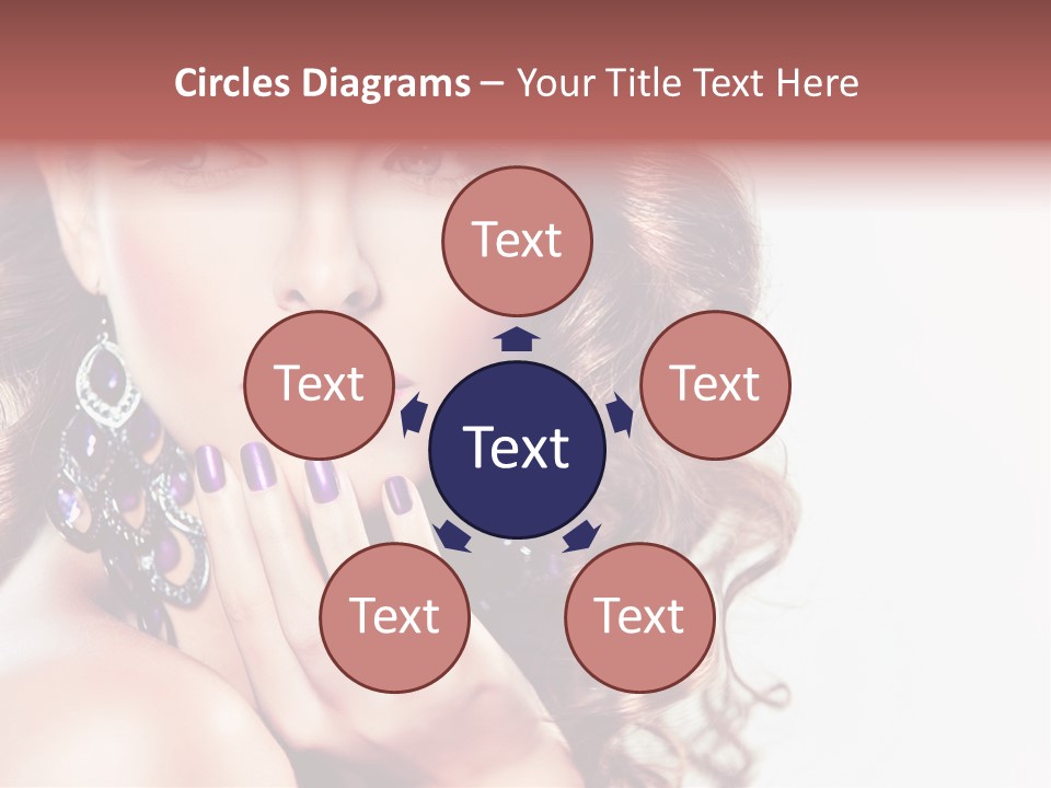 Fashion Close Up Beauty PowerPoint Template