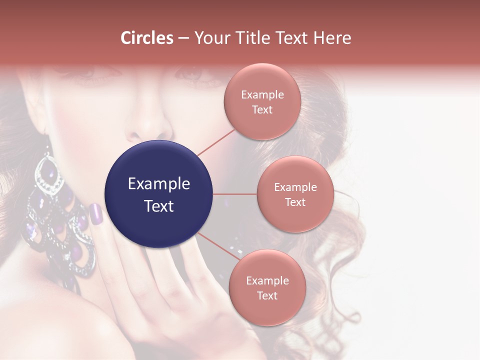 Fashion Close Up Beauty PowerPoint Template