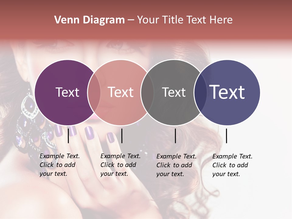 Fashion Close Up Beauty PowerPoint Template