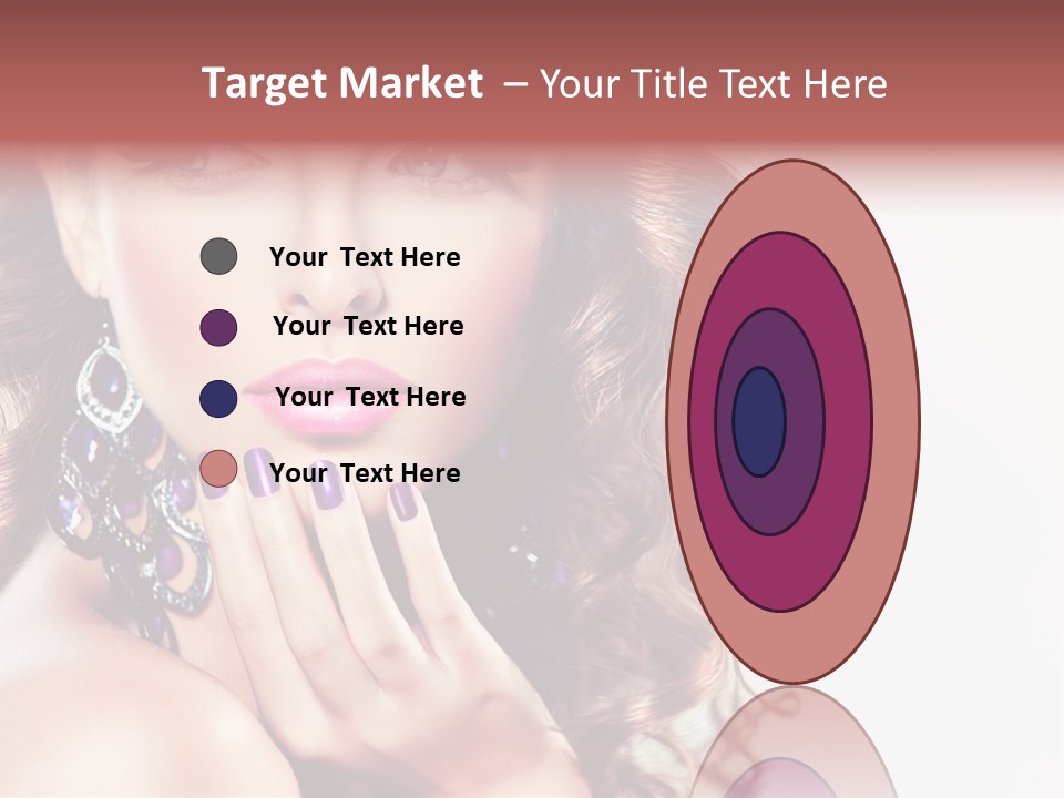 Fashion Close Up Beauty PowerPoint Template