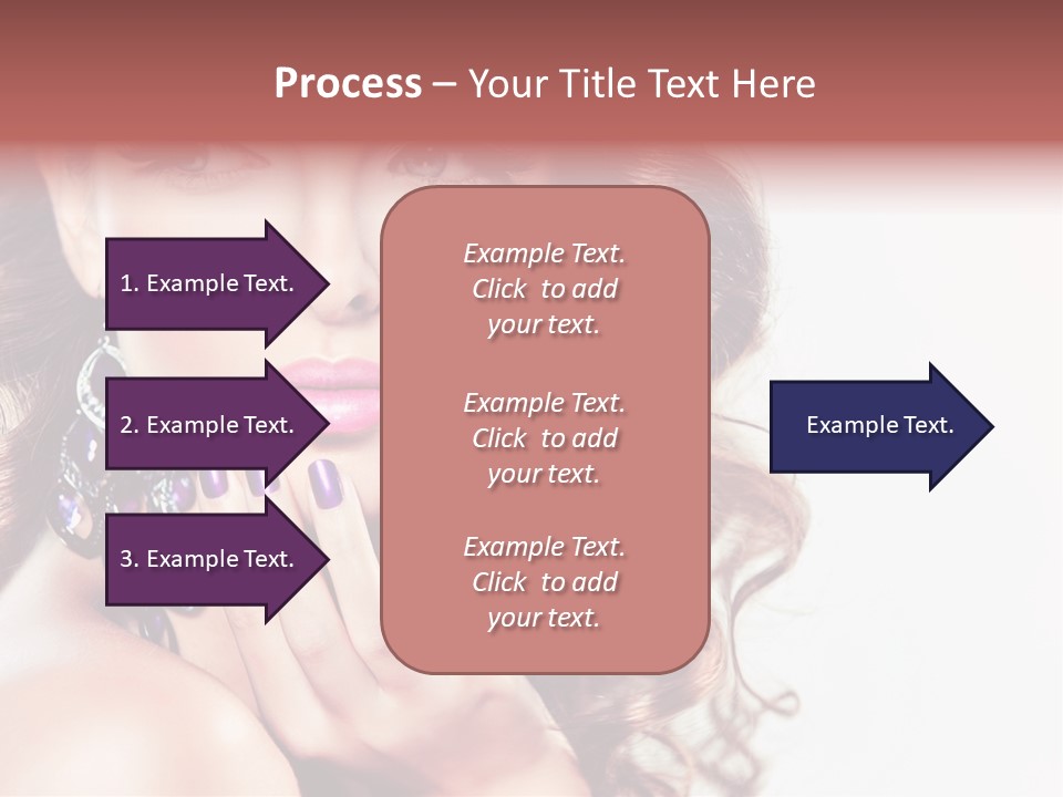 Fashion Close Up Beauty PowerPoint Template