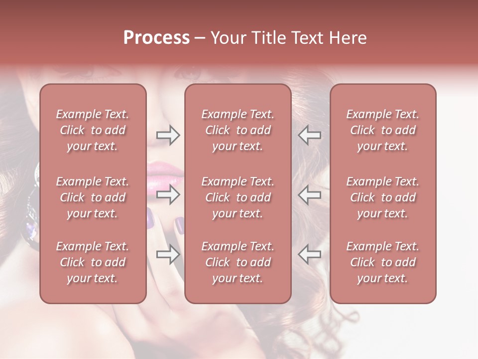 Fashion Close Up Beauty PowerPoint Template