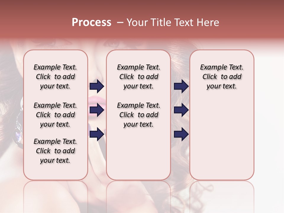 Fashion Close Up Beauty PowerPoint Template