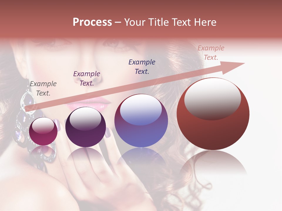 Fashion Close Up Beauty PowerPoint Template