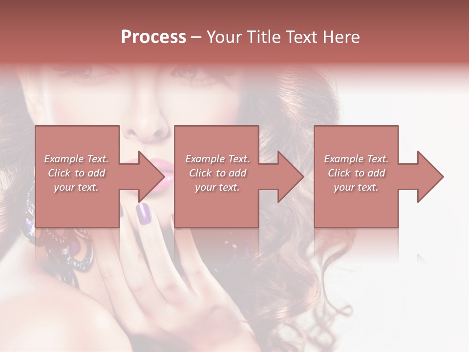 Fashion Close Up Beauty PowerPoint Template
