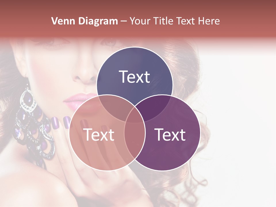 Fashion Close Up Beauty PowerPoint Template